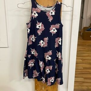 H&M Girls Unicorn Dress